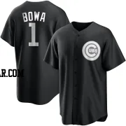 Larry Bowa Youth Chicago Cubs Black/White Replica Jersey