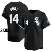 Larry Doby Men's Chicago White Sox Black Limited Alternate Jersey