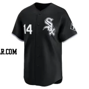 Larry Doby Men's Chicago White Sox Black Limited Alternate Jersey