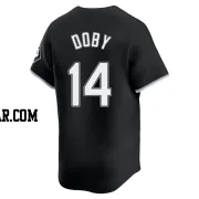 Larry Doby Men's Chicago White Sox Black Limited Alternate Jersey