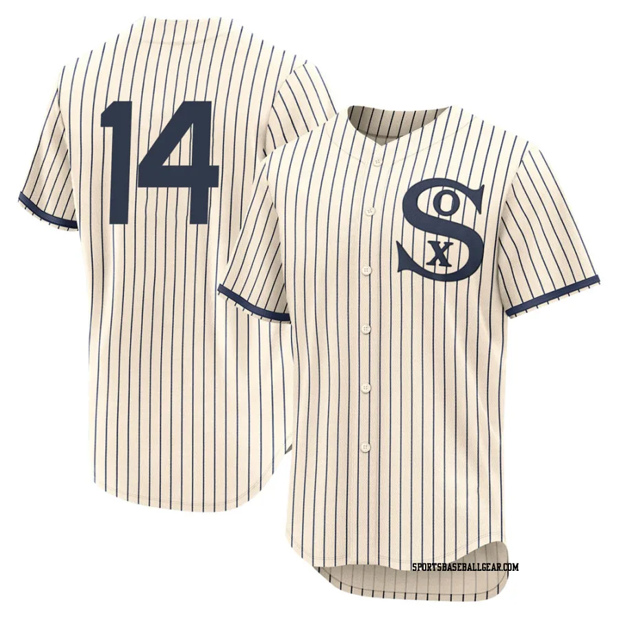 Larry Doby Men's Chicago White Sox Cream Authentic 2021 Field of Dreams Jersey