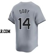 Larry Doby Men's Chicago White Sox Gray Limited Road Jersey