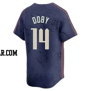 Larry Doby Men's Cleveland Guardians Navy Limited 2024 City Connect Jersey