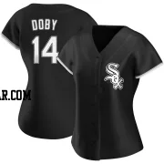 Larry Doby Women's Chicago White Sox Black Replica Alternate Jersey