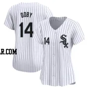 Larry Doby Women's Chicago White Sox White Limited Home Jersey