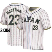 Lars Nootbaar Men's Japan Baseball White Replica 2023 World Baseball Classic Jersey