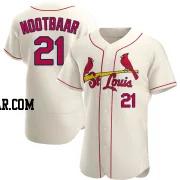 Lars Nootbaar Men's St. Louis Cardinals Cream Authentic Alternate Jersey