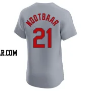 Lars Nootbaar Men's St. Louis Cardinals Gray Elite Road Jersey