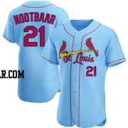 Lars Nootbaar Men's St. Louis Cardinals Light Blue Authentic Alternate Jersey