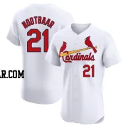 Lars Nootbaar Men's St. Louis Cardinals White Elite Home Jersey