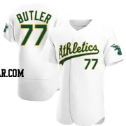 Lawrence Butler Men's Oakland Athletics White Authentic Home Jersey