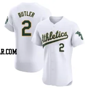 Lawrence Butler Men's Oakland Athletics White Elite Home Jersey