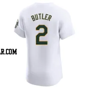 Lawrence Butler Men's Oakland Athletics White Elite Home Jersey