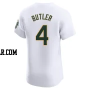 Lawrence Butler Men's Oakland Athletics White Elite Home Jersey