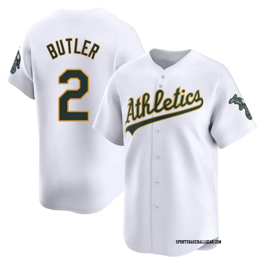 Lawrence Butler Men's Oakland Athletics White Limited Home Jersey