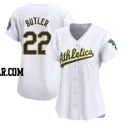 Lawrence Butler Women's Oakland Athletics White Limited Home Jersey