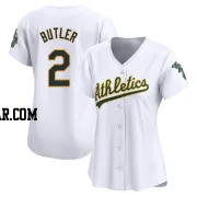 Lawrence Butler Women's Oakland Athletics White Limited Home Jersey