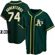 Lazaro Armenteros Men's Oakland Athletics Green Replica Alternate Jersey