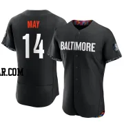 Lee May Men's Baltimore Orioles Black Authentic 2023 City Connect Jersey