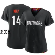 Lee May Women's Baltimore Orioles Black Authentic 2023 City Connect Jersey