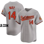 Lee May Youth Baltimore Orioles Gray Limited Road Jersey