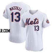 Lee Mazzilli Men's New York Mets White Elite Home Jersey