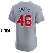 Lee Smith Men's Chicago Cubs Gray Elite Road Jersey