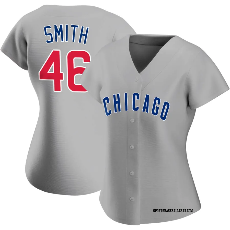 Lee Smith Women's Chicago Cubs Gray Replica Road Jersey