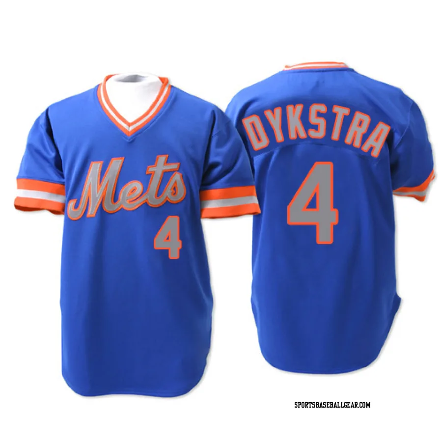 Lenny Dykstra Men's New York Mets Blue Replica 1983 Throwback Jersey