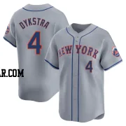 Lenny Dykstra Men's New York Mets Gray Limited Away Jersey