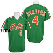 Lenny Dykstra Men's New York Mets Green Replica 1985 Throwback Jersey