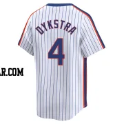 Lenny Dykstra Men's New York Mets White Limited Cooperstown Collection Jersey