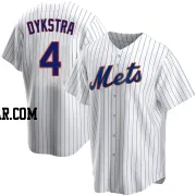 Lenny Dykstra Men's New York Mets White Replica Home Jersey