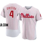 Lenny Dykstra Men's Philadelphia Phillies White Authentic 2022 World Series Home Jersey