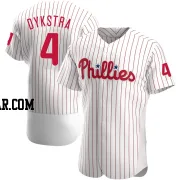 Lenny Dykstra Men's Philadelphia Phillies White Authentic Home Jersey