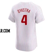 Lenny Dykstra Men's Philadelphia Phillies White Elite Home Jersey