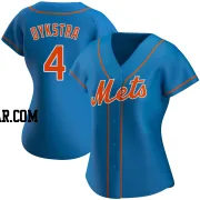 Lenny Dykstra Women's New York Mets Royal Authentic Alternate Jersey