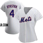 Lenny Dykstra Women's New York Mets White Authentic Home Jersey