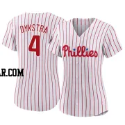 Lenny Dykstra Women's Philadelphia Phillies White Authentic 2022 World Series Home Jersey