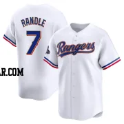 Lenny Randle Men's Texas Rangers Gold Limited White 2024 Collection Jersey