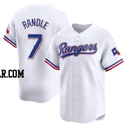 Lenny Randle Men's Texas Rangers White Limited Home Jersey