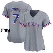 Lenny Randle Women's Texas Rangers Gray Limited Away Jersey