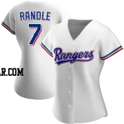 Lenny Randle Women's Texas Rangers White Authentic Home Jersey