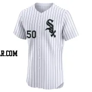 Lenyn Sosa Men's Chicago White Sox White Elite Home Jersey