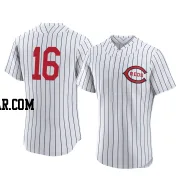 Leo Cardenas Men's Cincinnati Reds White Authentic 2022 Field Of Dreams Jersey