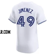 Leo Jimenez Men's Toronto Blue Jays White Elite Home Jersey