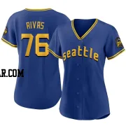 Leo Rivas Women's Seattle Mariners Royal Replica 2023 City Connect Jersey