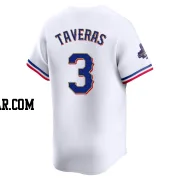 Leody Taveras Youth Texas Rangers Gold Limited White 2024 Collection Jersey