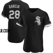 Leury Garcia Men's Chicago White Sox Black Authentic Alternate Jersey