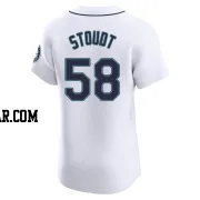 Levi Stoudt Men's Seattle Mariners White Elite Home Jersey